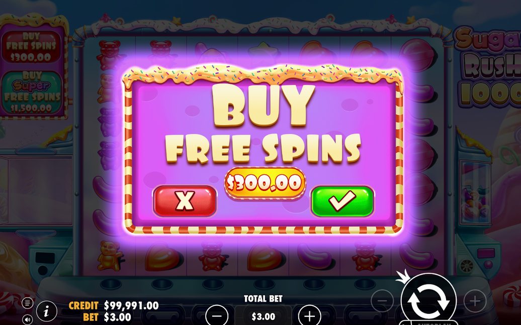 Bonusläget med specialrullar i spel