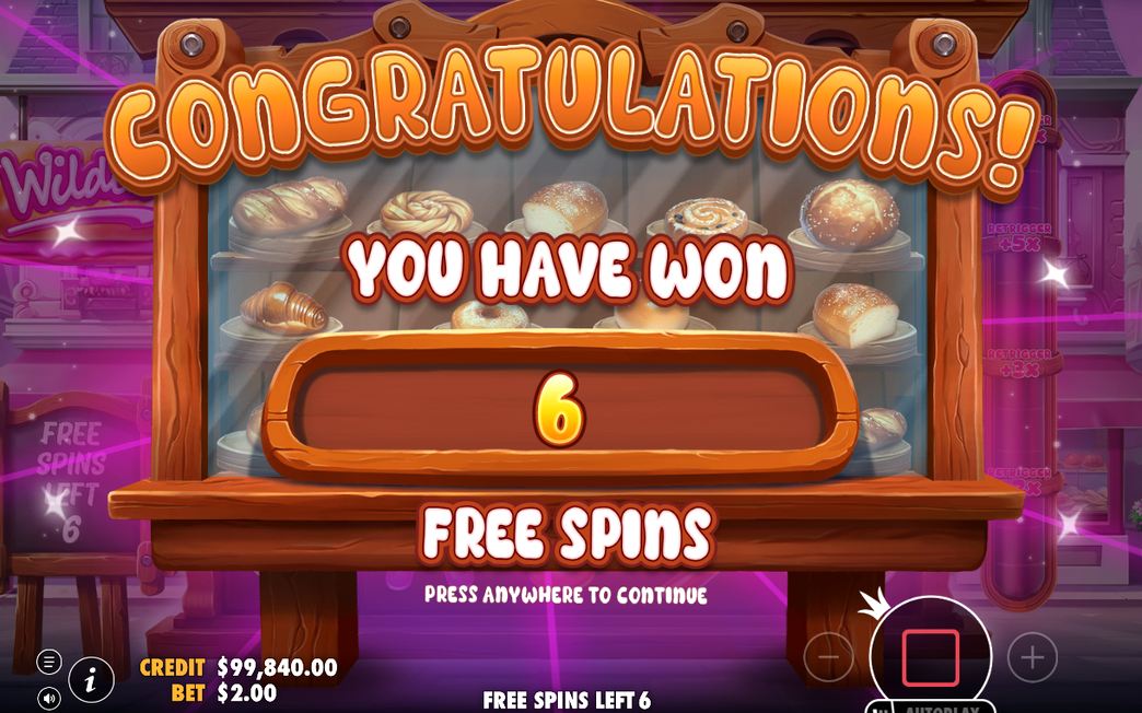 Free Spins med fler WILD och extra snurrar
